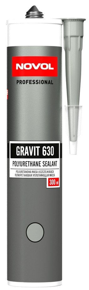 MASA POLIURETANOWA GRAVIT 630 300ML SZARA