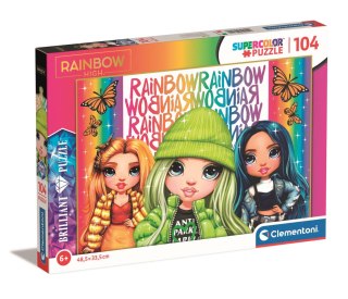 Clementoni: Puzzle 104el. - Rainbow High - Brilliant