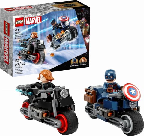 76260 - LEGO Super Heroes - Motocykle Czarnej Wdowy i Kapitana Ameryki