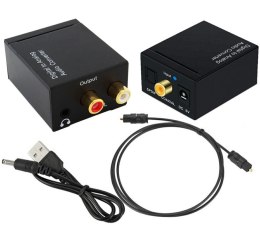 AK319A Konwer. spdif 2xrca+jack usb