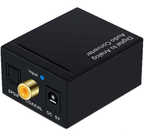 AK319A Konwer. spdif 2xrca+jack usb