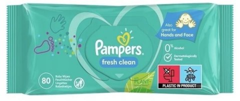 PAMPERS Chusteczki Nawilżane Fresh Clean 4 x 80 szt.