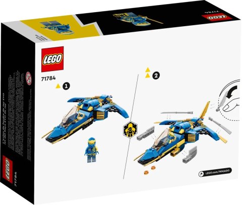 71784 - LEGO Ninjago - Odrzutowiec ponaddźwiękowy Jay'a EVO