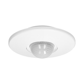 Czujnik ruchu 360 st. IP20, 2000W, 3 sensory, regulacja zasięgu ?3m-20m, biały