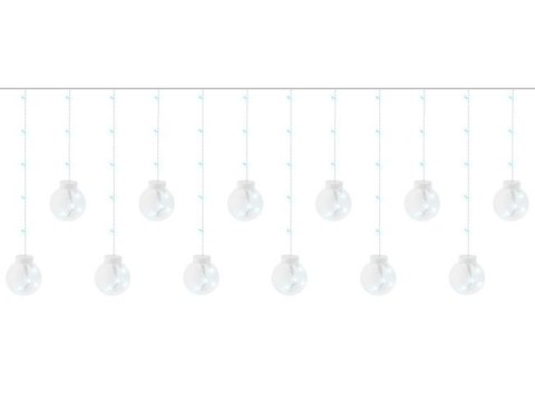 Kurtyna świetlna 108LED - zimny biały 31V KŚ11347