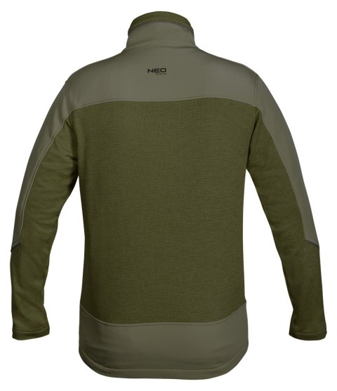 Bluza softshell OUTDOOR, zielona, rozmiar L