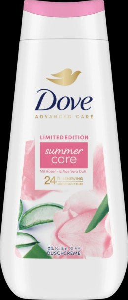 Dove Summer Care mit Rosen- & Aloe Vera Żel pod Prysznic 225 ml