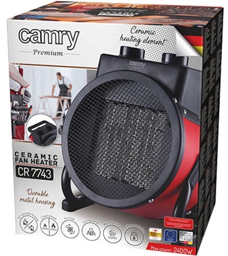 Nagrzewnica Ceramiczna 2400W CAMRY CR 7743