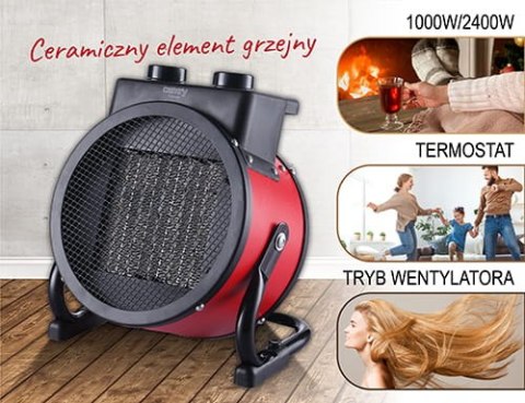 Nagrzewnica Ceramiczna 2400W CAMRY CR 7743