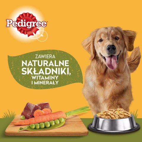 PEDIGREE Mixed Selection with Vegetables Sos Ind/Jag/Woł/Kur 40x100g