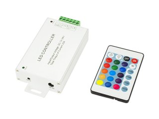 70-801# Sterownik taśm led rgb 24-key pil.ir 30a