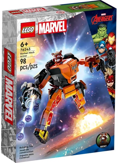 76243 - LEGO Super Heroes - Mechaniczna zbroja Rocketa