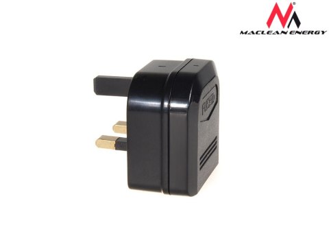 MCE71 Adapter gniazdo EU na wtyk UK czarny