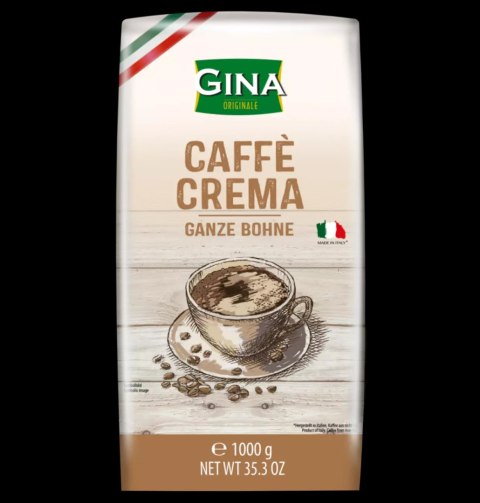 Gina Caffe Crema Kawa Ziarnista 1 kg