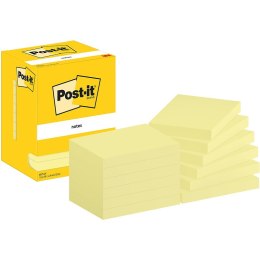 Karteczki Post-it 76x102mm (657) żółte (12x100)