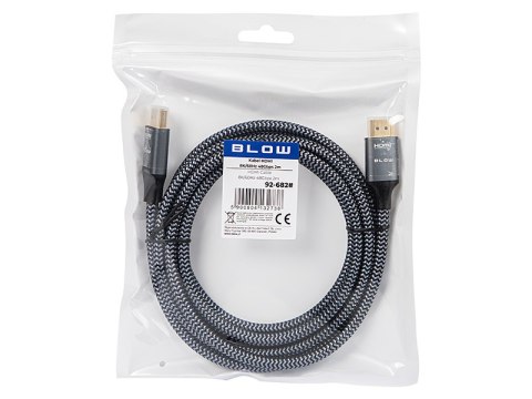 92-682# Przyłącze hdmi-hdmi 8k 2m plecionka