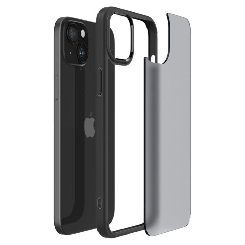 Etui Ultra Hybrid na iPhone 15 przezroczysto-czarne