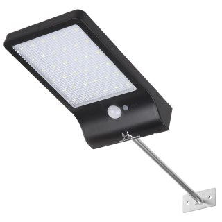 Solarna lampa LED z czujnikiem ruchu Maclean Energy IP65, 4W, 450lm, 6000K zimna biała, Li-ion 2000 mAh, 5,5V DC MCE444