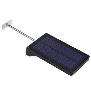 Solarna lampa LED z czujnikiem ruchu Maclean Energy IP65, 4W, 450lm, 6000K zimna biała, Li-ion 2000 mAh, 5,5V DC MCE444