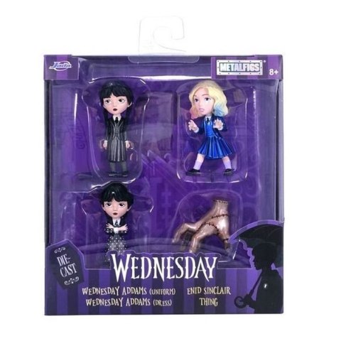 Jada Toys: Wednesday Metalowe figurki 4-Pak 2.5"