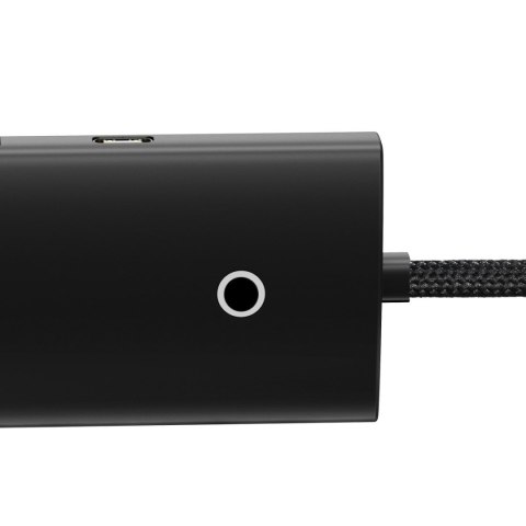 Lite Series przejściówka HUB USB-C 4x USB 3.0 25cm czarny