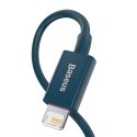 Superior kabel przewód do Iphone USB - Lightning 2.4A 1m niebieski