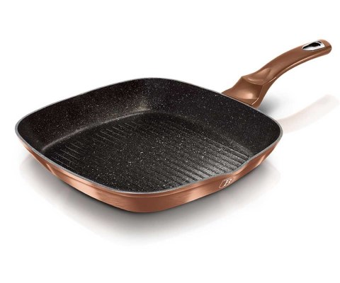 PATELNIA GRANITOWA GRILLOWA 28 cm BERLINGER HAUS BH-1889 ROSE GOLD NOIR