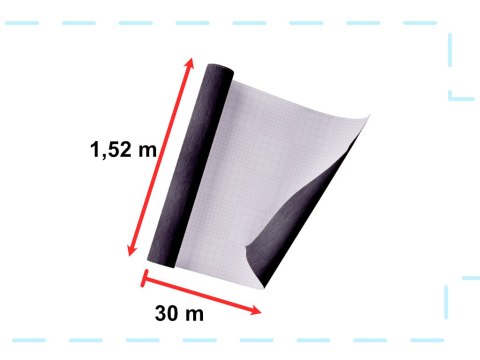 Folia rolka metalic szczotkowana czarna 1,52x30m