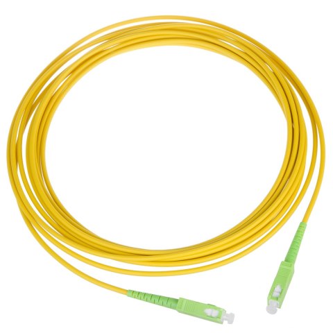 Patchcord światłowód kabel Maclean, SC/APC-SC/APC, jednomodowy, długość 10m, simplex, G657A2, MCTV-436