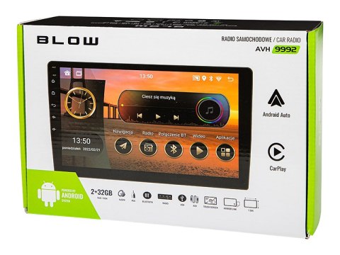 78-345# Radio blow avh-9992 2din 9" android/wifi/gps/carplay