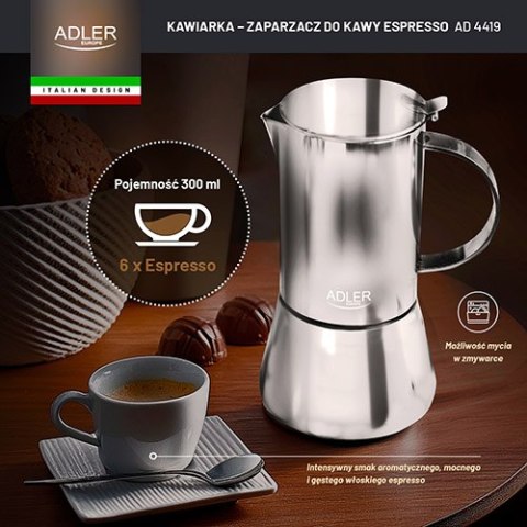 AD 4419 Kawiarka ? zaparzacz do kawy espresso - 350ml