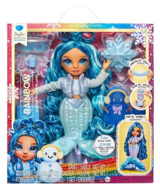 Rainbow High Winter Wonderland Doll- Skyler (Blue)