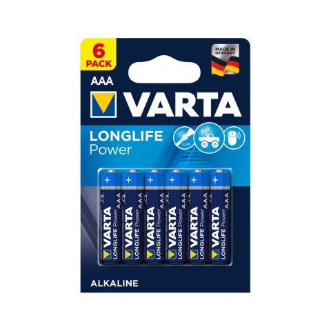 Bateria alkaliczna VARTA LR03 LONGLIFE 6szt./bl.