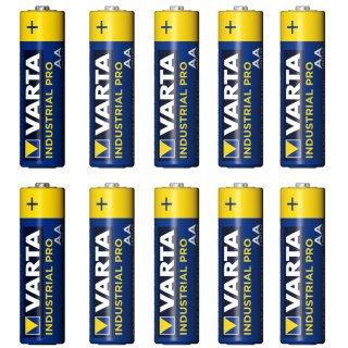 10x bateria R-06 LR06 AA alkaliczne Varta Industrial