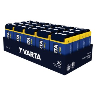 20x bateria R9V 6LR61 9V alkaliczne Varta Industrial