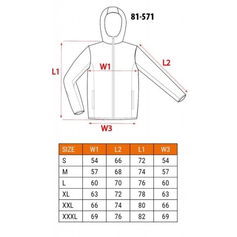 KURTKA Z MEMBRANĄ 8000 PREMIUM, OCIEPLANA, ROZMIAR XL