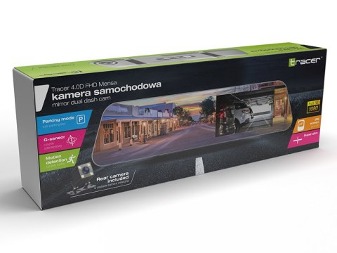 Kamera samochodowa TRACER 4.0D FHD MENSA (G-sensor, parking, motion, rear)