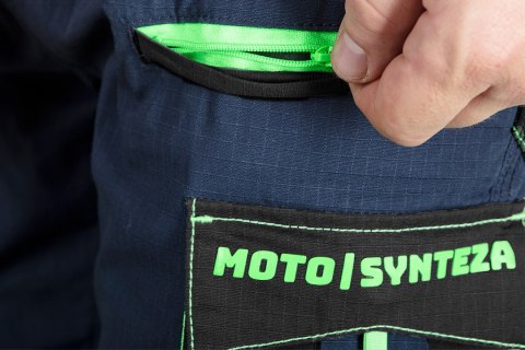 Spodnie robocze Motosynteza, 100% bawełna rip stop, rozmiar XL