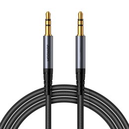 Kabel przewód Audio Stereo AUX 3.5mm mini jack 1.2m czarny