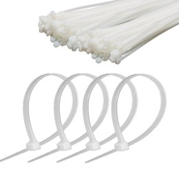 Opaska zaciskowa 2,5 mm/10 cm biała Cabletech 100szt.