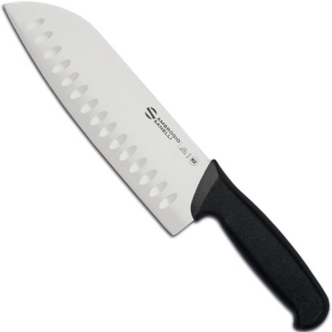 Nóż Santoku ze szlifem kulowym do siekania SUPRA dł. 200/340 mm