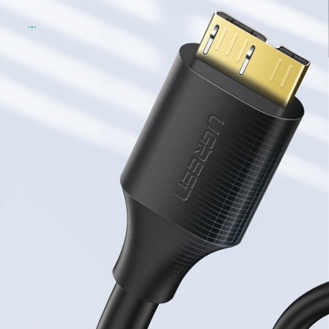 Kabel przewód do dysku USB-A 3.0 - Micro USB-B SuperSpeed 5Gb/s 2m czarny