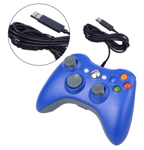 KX13B Pad pc dual shock xbox style blue