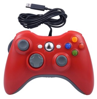 KX13C Pad do pc dual shock xbox styl red