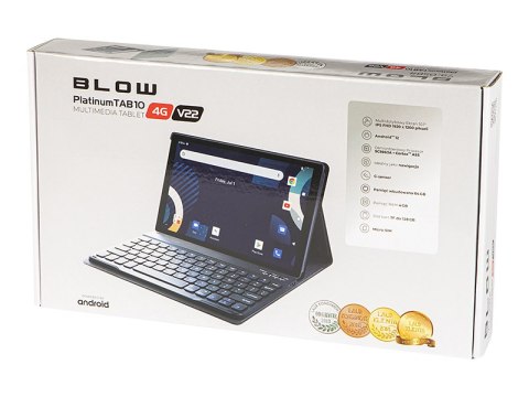 79-058# Tablet blow platinumtab10 4g v22 4/64gb + etui z klawiaturą