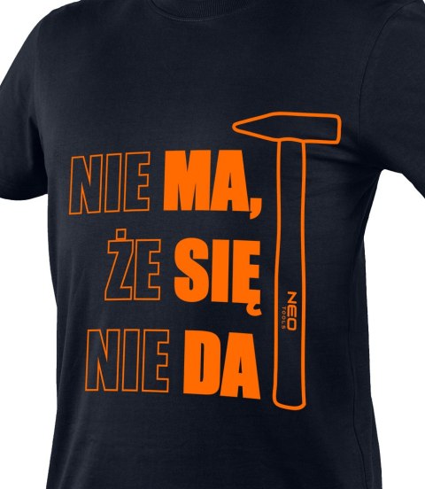 T-shirt z nadrukiem, MA SIĘ DA, rozmiar M