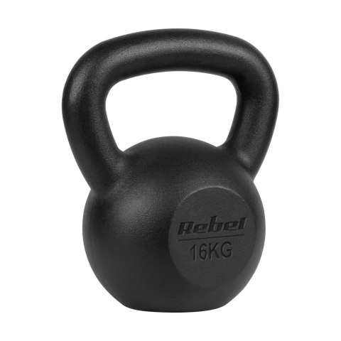 Kettlebell żeliwny 14kg, REBEL ACTIVE