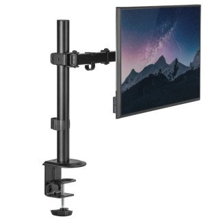 Uchwyt biurkowy do monitora LCD Maclean, 17-32", 9kg, VESA 75x75 oraz 100x100 podwójne ramię, MC-753N