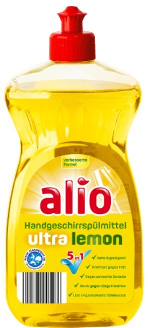 Alio 5 w 1 Ultra Lemon Płyn do Naczyń 500 ml