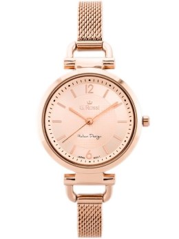 ZEGAREK G. ROSSI - LESTI - 3652B (zg772f) - rose gold + BOX